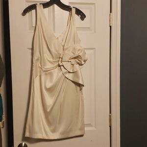 Bcbg off white mini dress